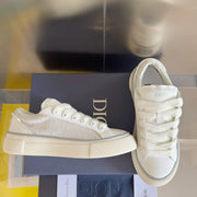 CD B33 Sneaker 40mm White Grey Monogram Suede