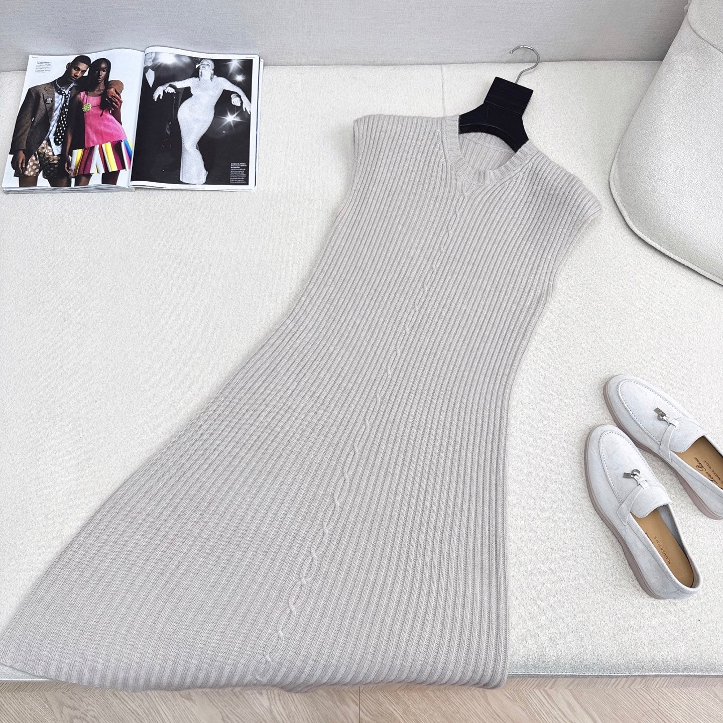 LP 25 Sleeveless Cashmere Dress 302493