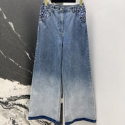 CC 25 Pants Blue Cotton