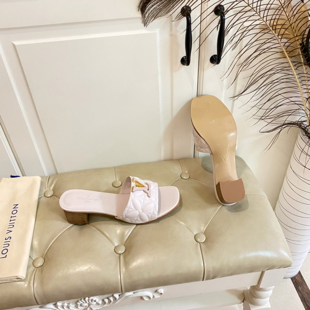 LV Neo Revival Mule 55mm Light Pink Lambskin