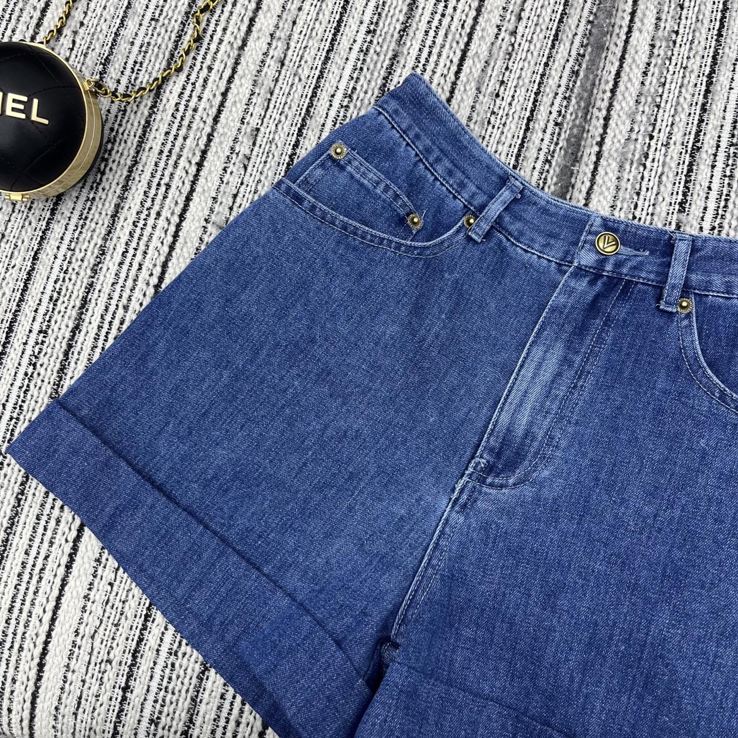 Celine 25C Denim Short 228442