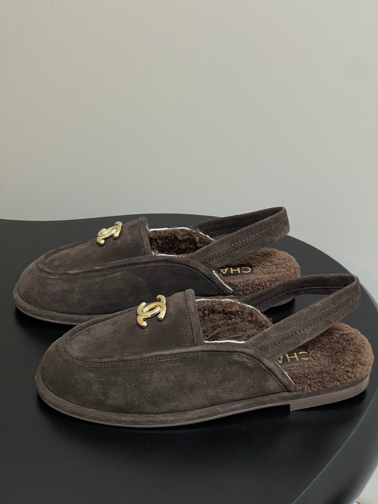 Chanel 2026 Loafer Suede Lambskin Fur 356382