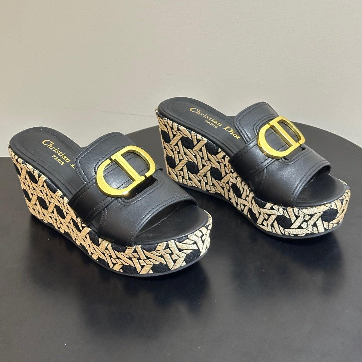 Dior 2026 Platform Sandals 90mm Cowhide 884505