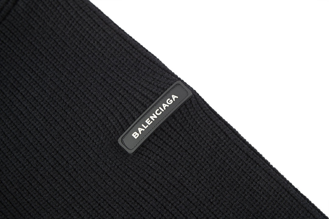 Balenciaga 25 Sweater Black Wool 0006