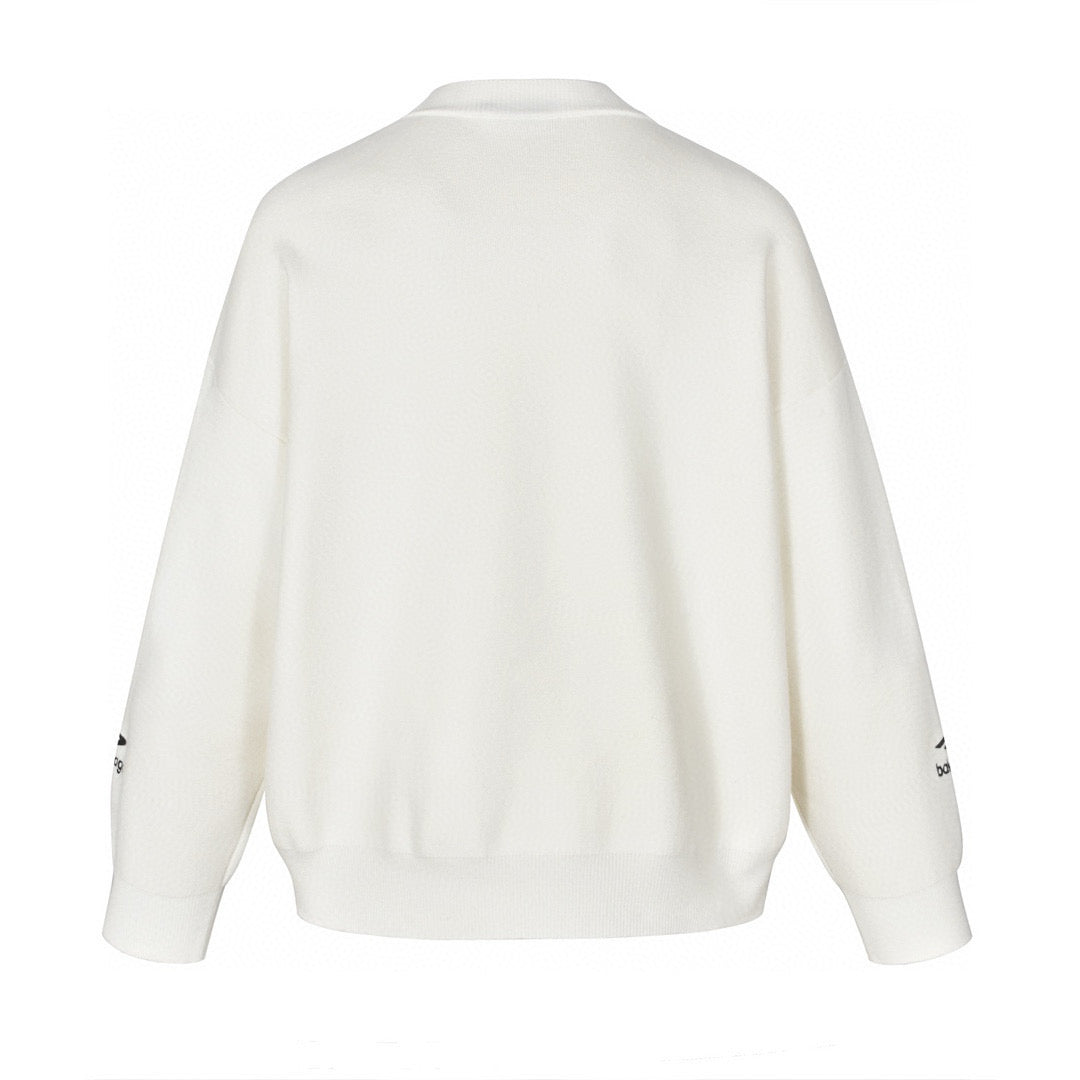 Balenciaga 25 Sweater White Wool 0007