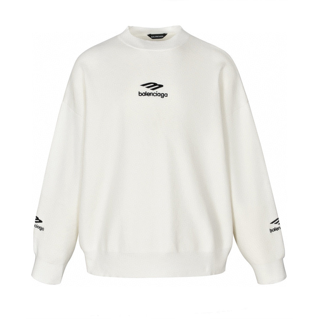 Balenciaga 25 Sweater White Wool 0007