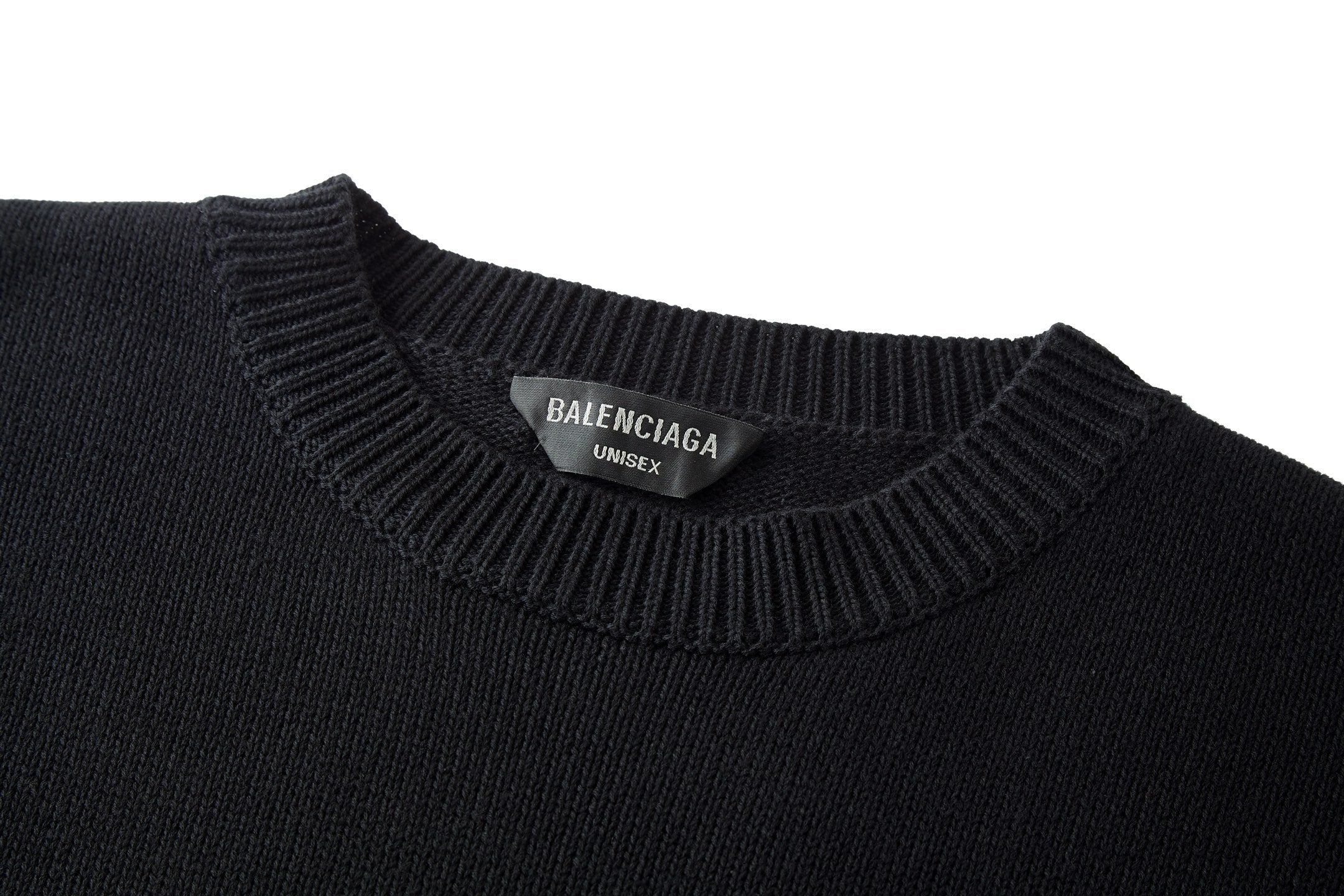 Balenciaga 25 Sweater Black Wool 0013