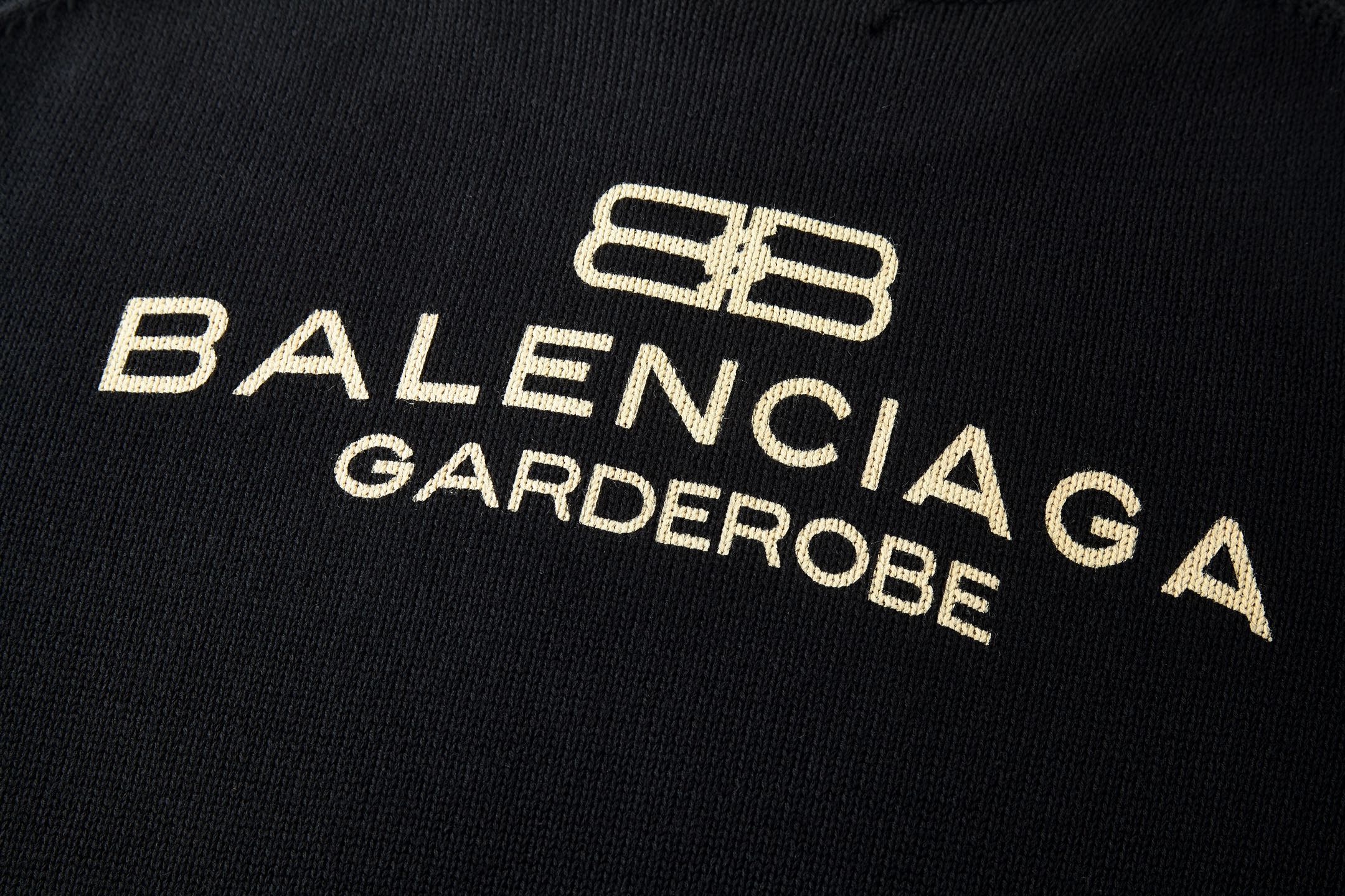 Balenciaga 25 Sweater Black Wool 0013