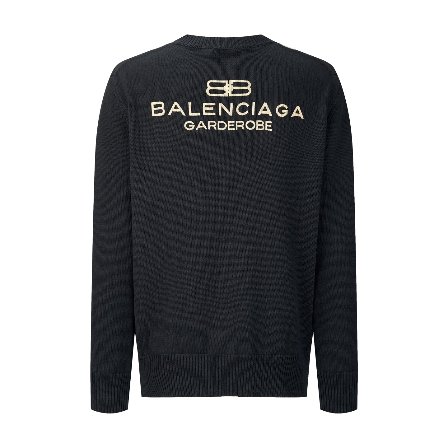 Balenciaga 25 Sweater Black Wool 0013