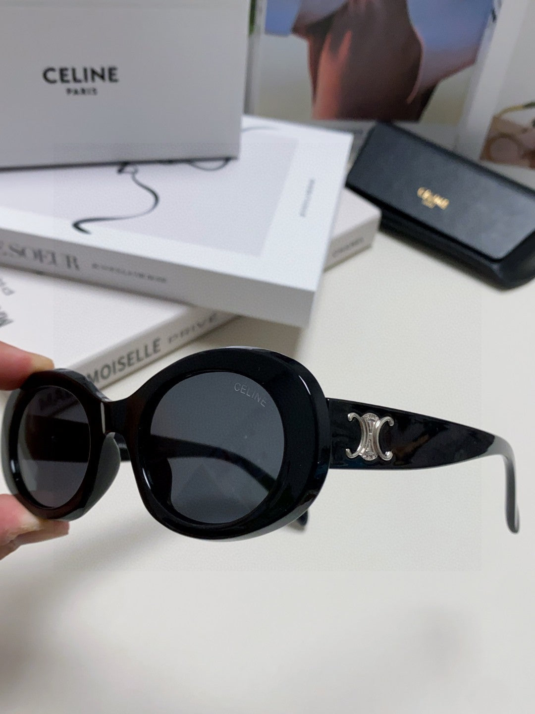 TRIOMPHE SUNGLASSES CL40194 IN ACETATE