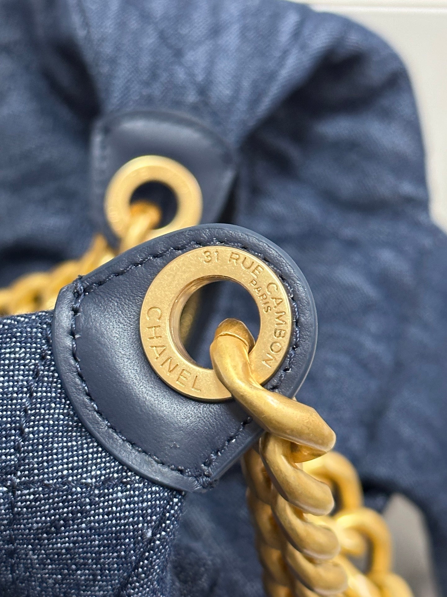 CC 25C Hobo 35cm Space Demin Gold Hardware 243577