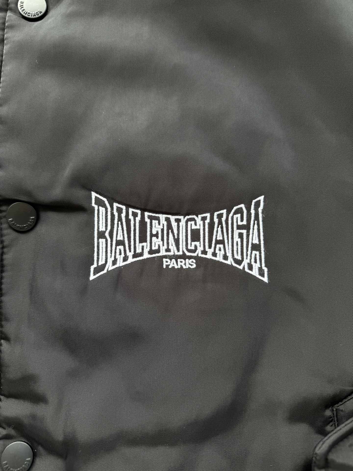 Balenciaga 25 Sports Jacket Black Polyester 0031