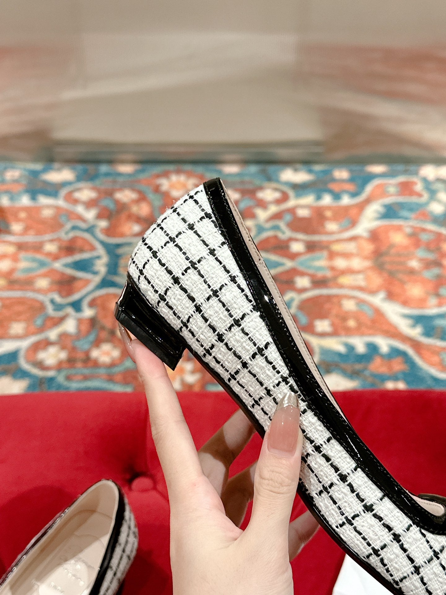 Viv Flats Shoe White Original Custom Material 247134