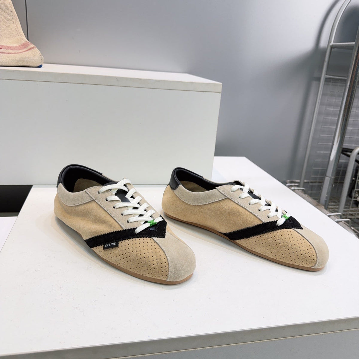 Celine 2026 The Flat Sneakers Suede 107304