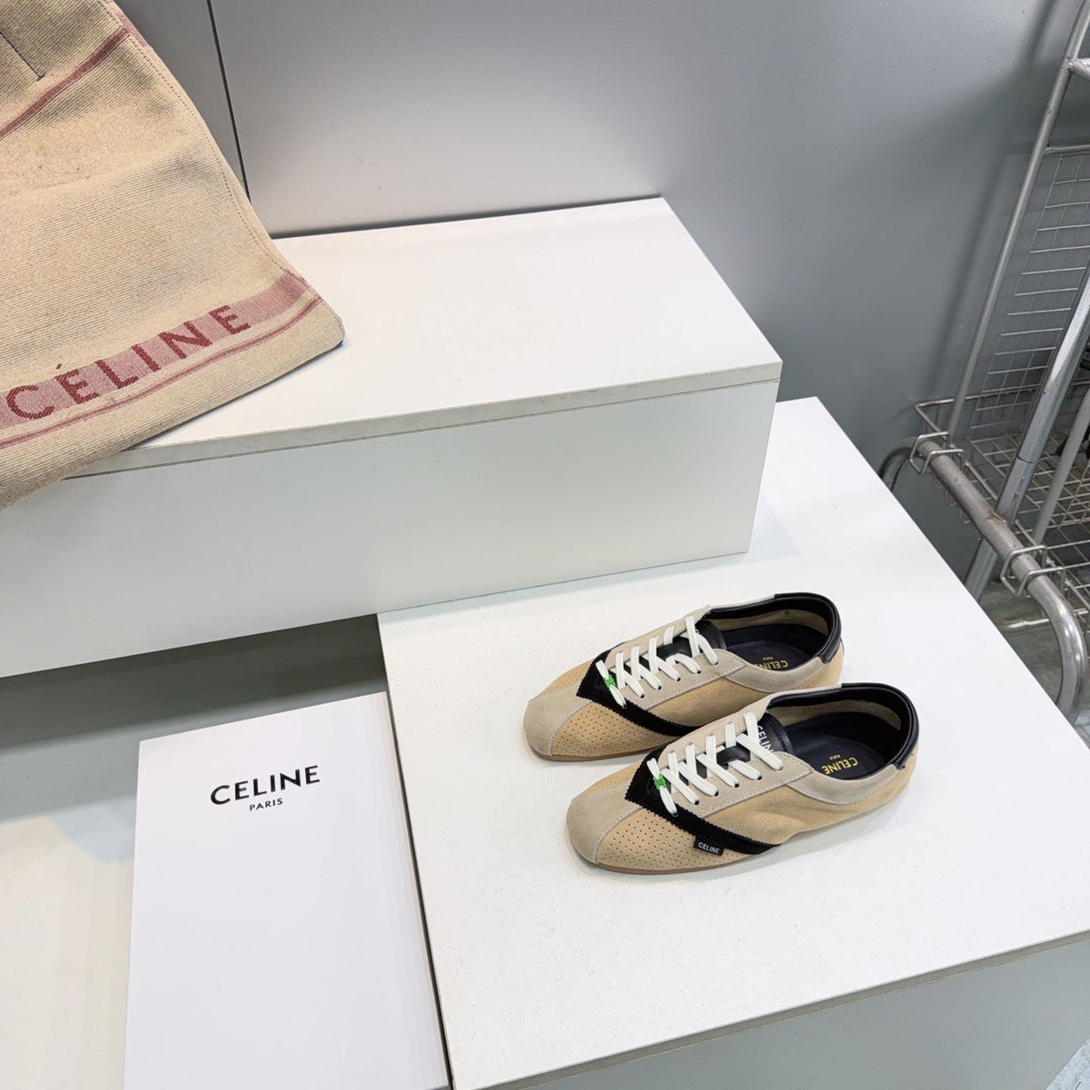 Celine 2026 The Flat Sneakers Suede 107304