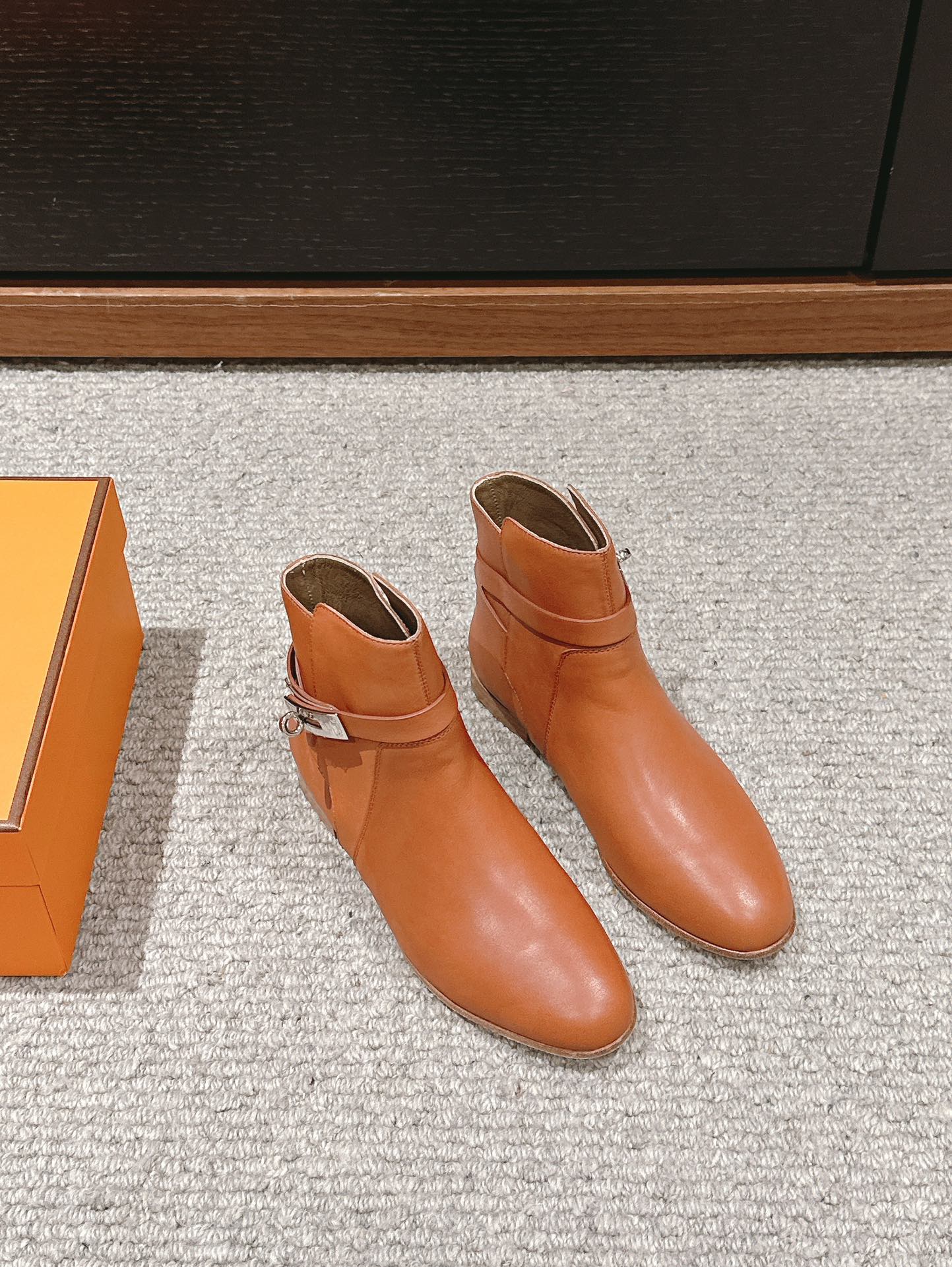 neo ankle boot brown calfskin