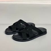 HM Men's Kazimir Sandals Black Suede 663020