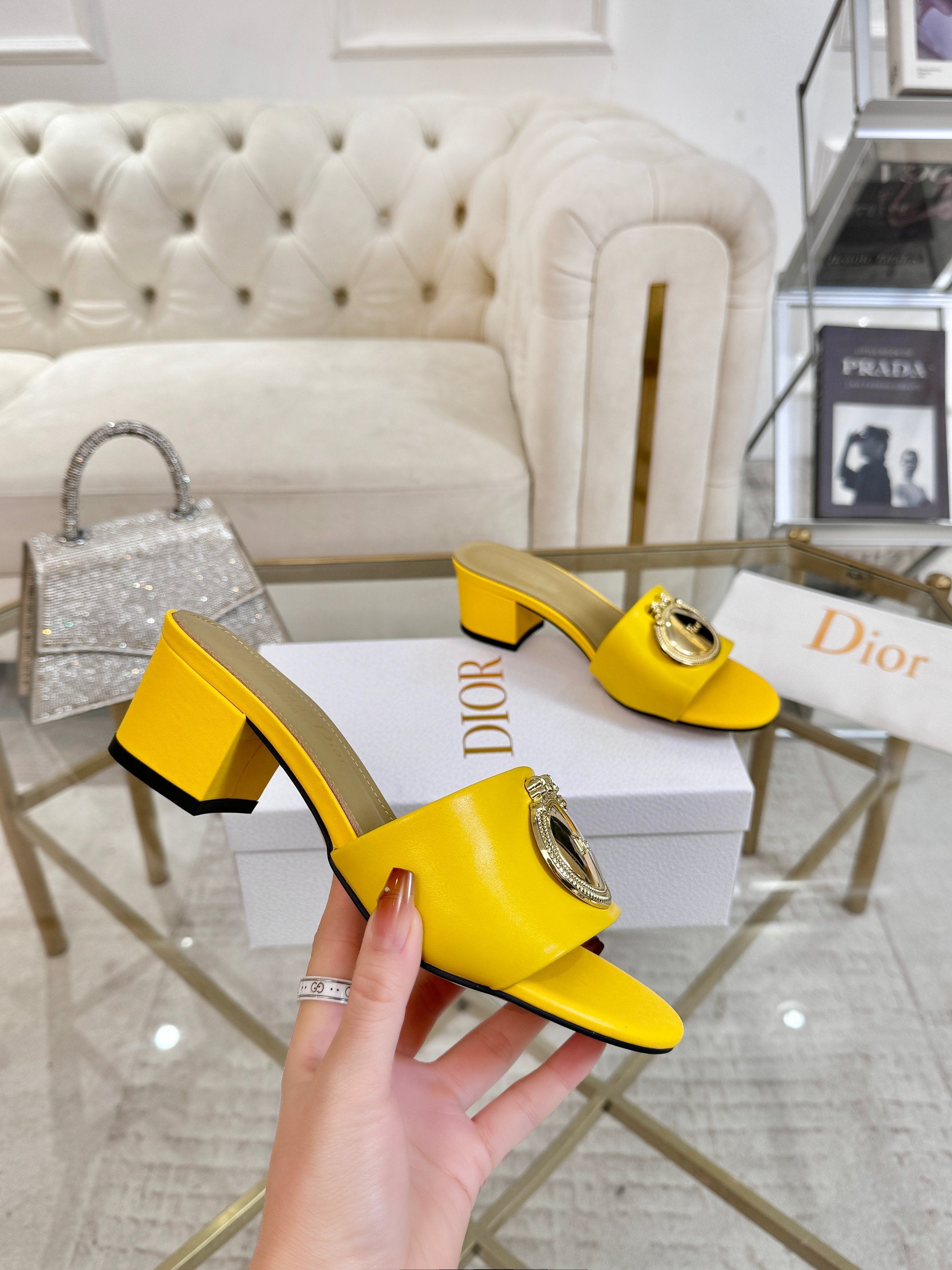 Dior 2026 Boy Heeled Sandal 55mm Calfskin 927392