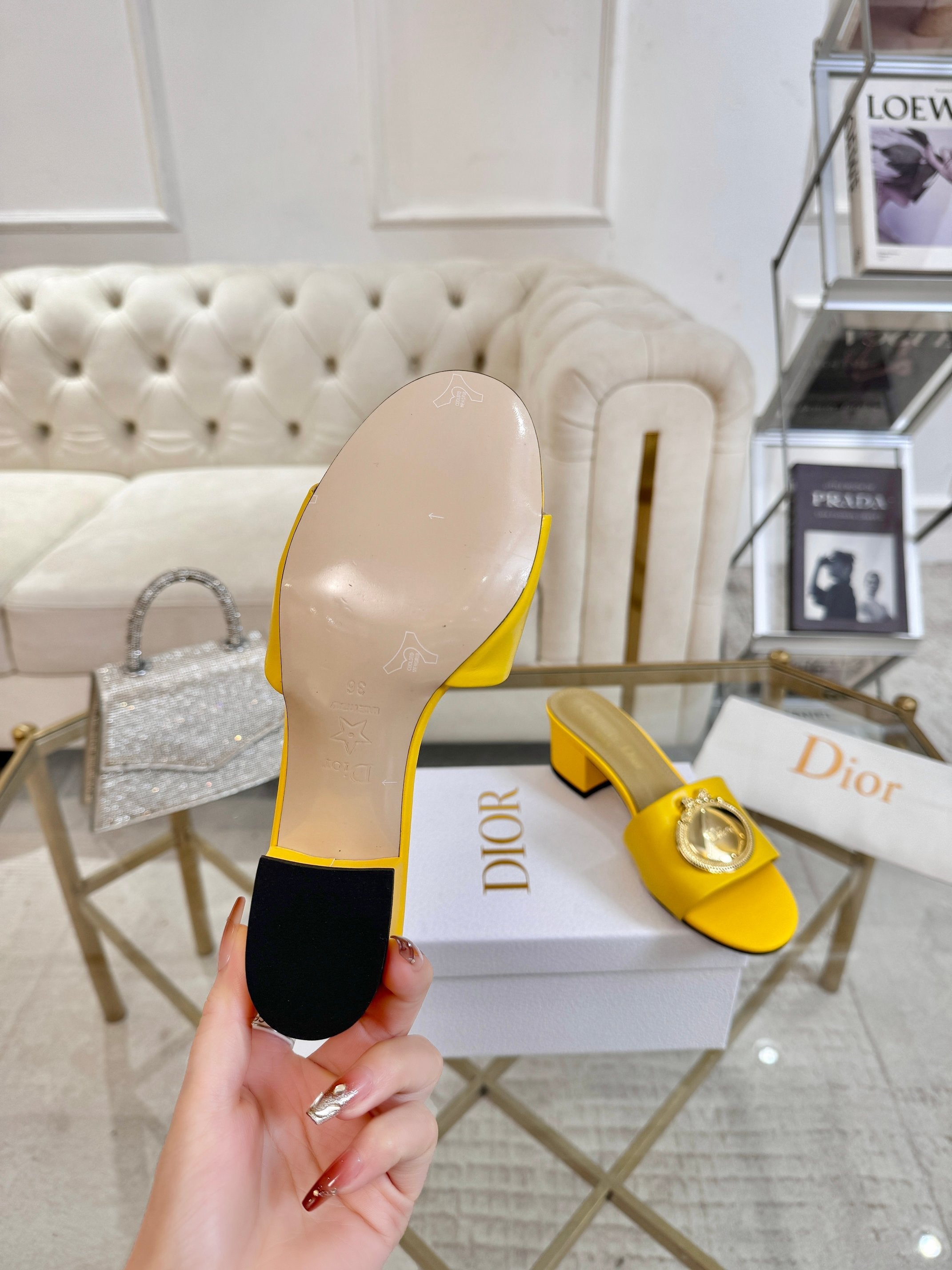 Dior 2026 Boy Heeled Sandal 55mm Calfskin 927392