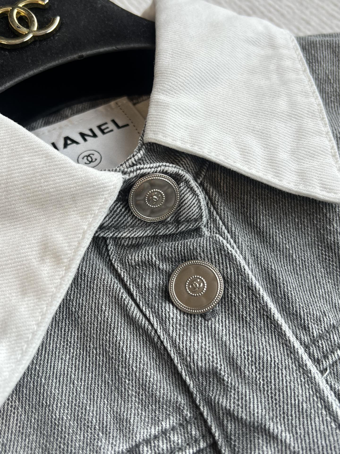 CC 25 Denim Jacket Smoky Gray Cotton 237733