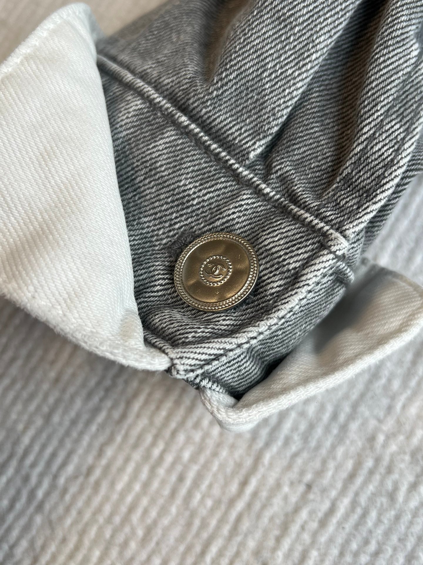 CC 25 Denim Jacket Smoky Gray Cotton 237733