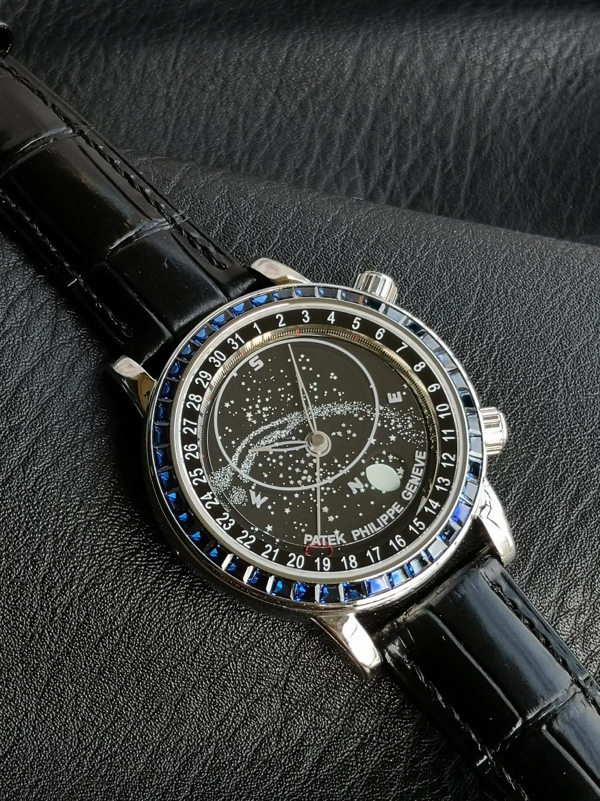 Patek Philippe Celestial Grand Complication 44mm Blue Gemstones Black Dial