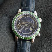 Patek Philippe Celestial Grand Complication 44mm Green Gemstones Blue Dial