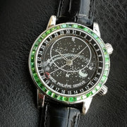 Patek Philippe Celestial Grand Complication 44mm Green Gemstones Black Dial