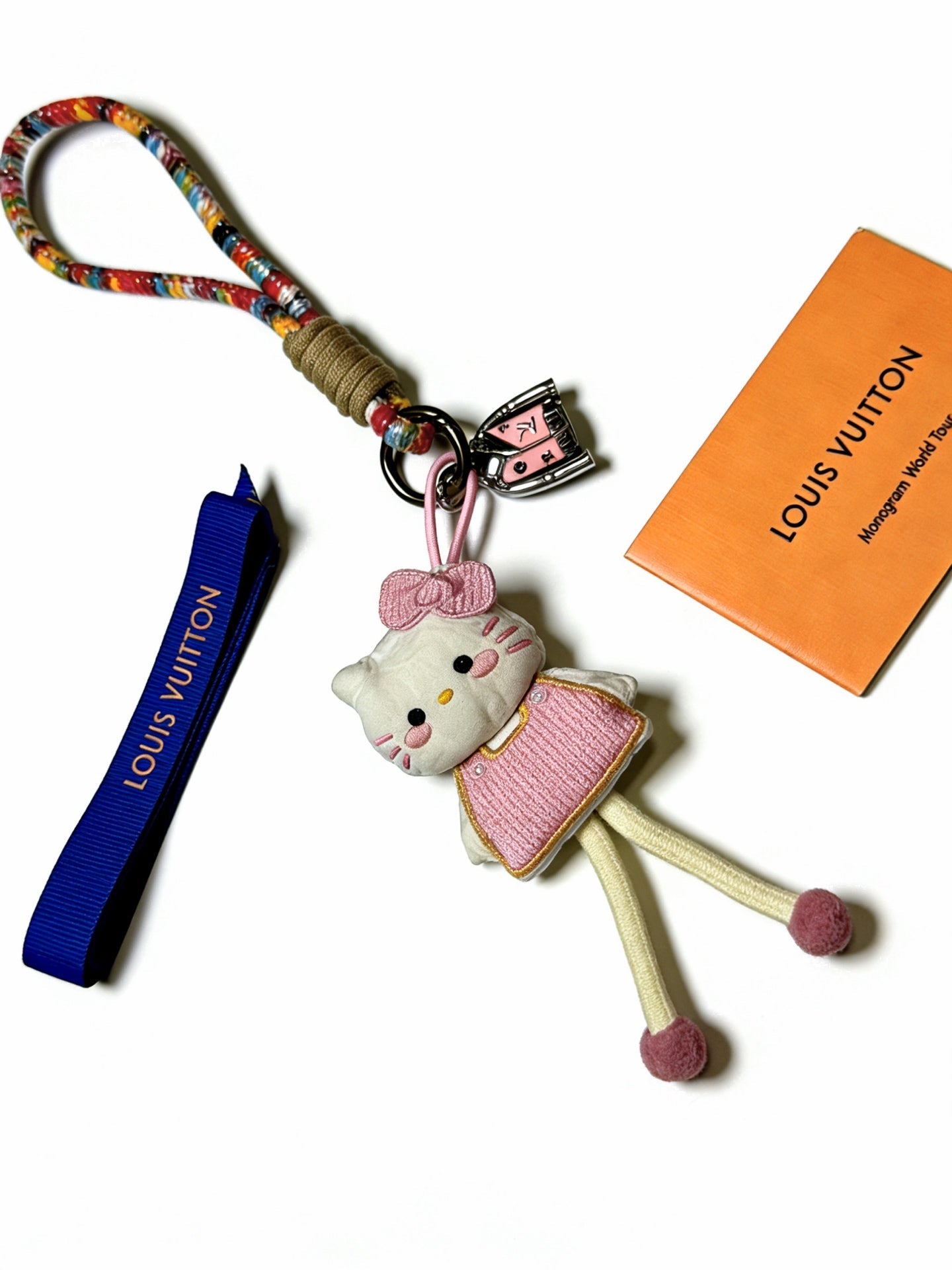 LV Hello Kitty Cream Pink Charm