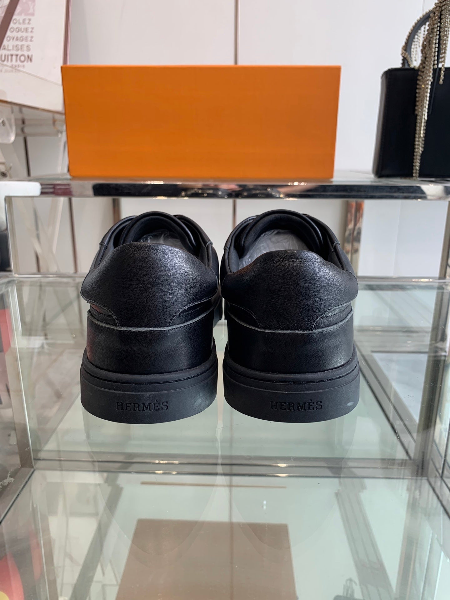HM Day Sneaker Glossy Black Calfskin 291819