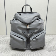TRIANGLE LOGO BACKPACK 42 IN RHINO GRAY RE-NYLON