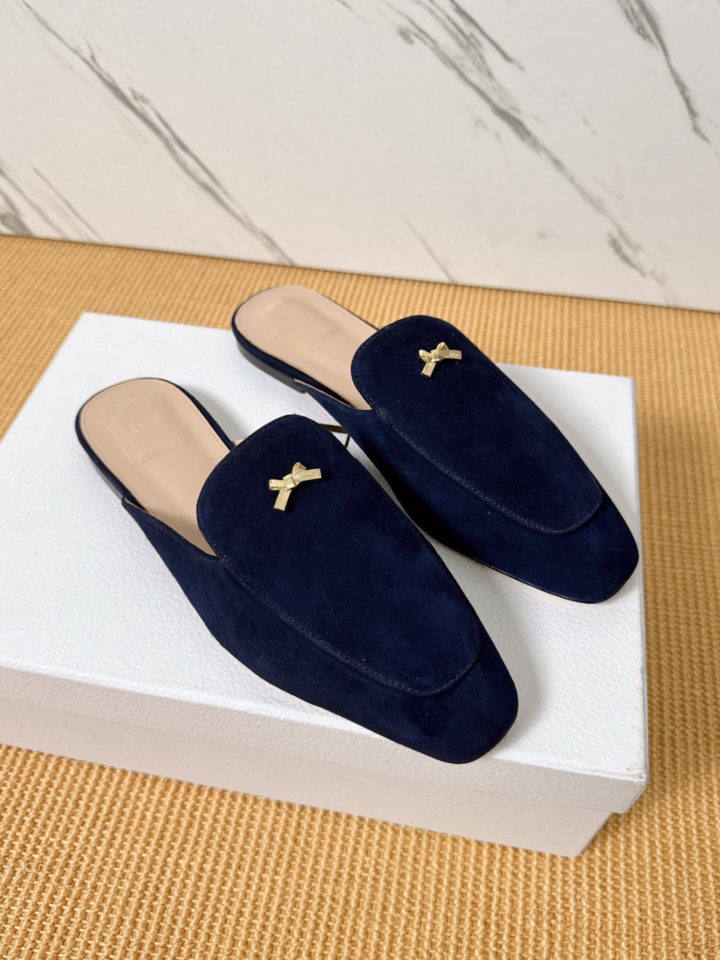 Dior 2026 Bow Mule Suede 904864