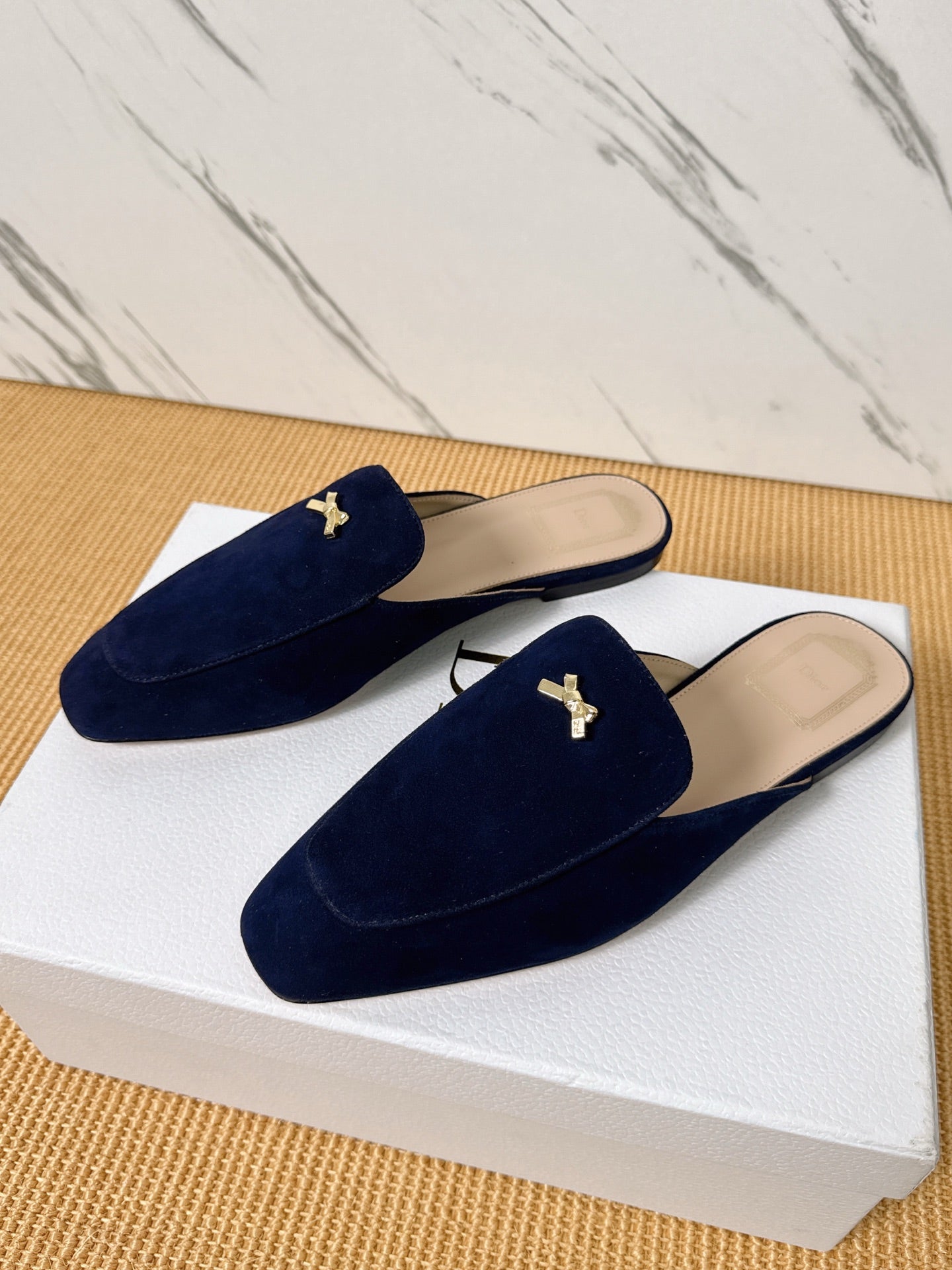 Dior 2026 Bow Mule Suede 904864