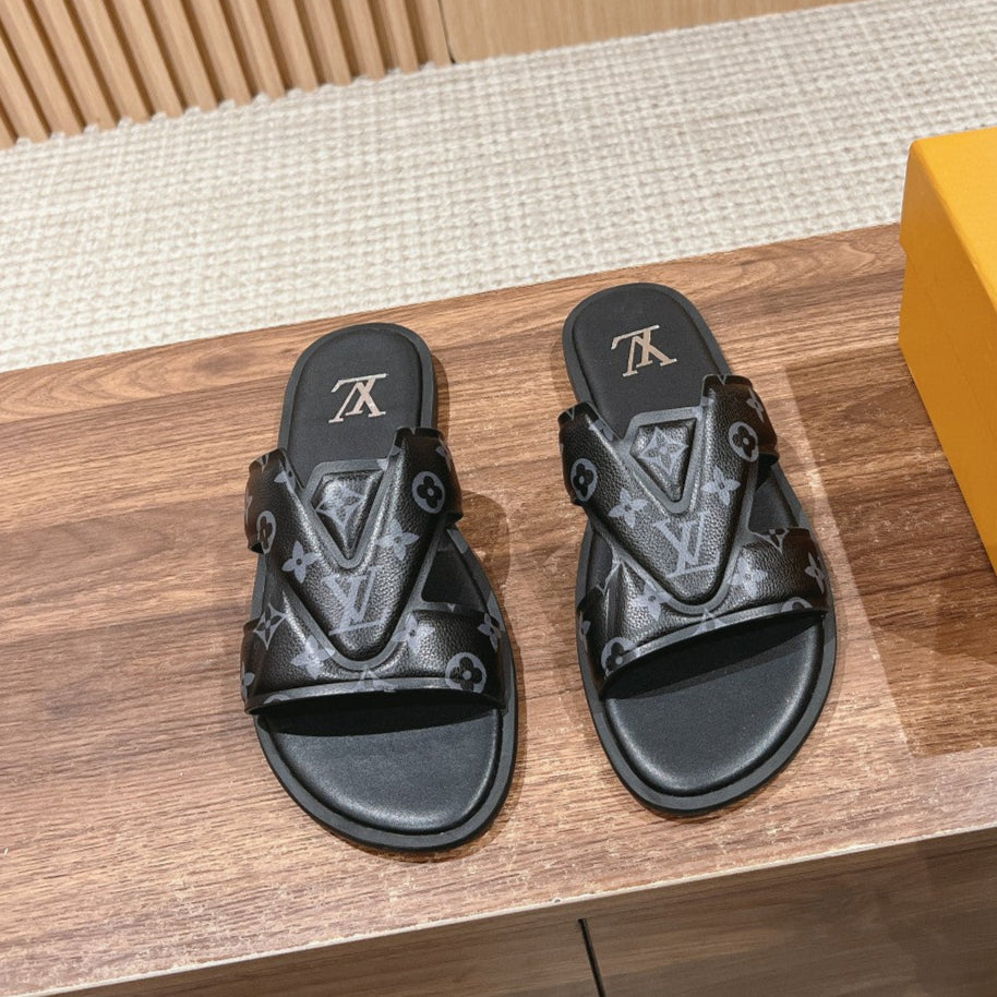 LV Oasis Black Monogram Calfskin