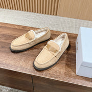 CD Loafer In Beige Suede 101003