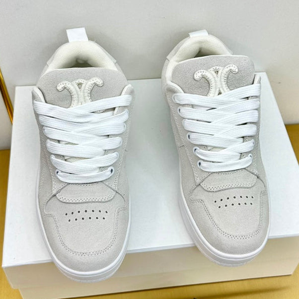 Celine 2026 Low Lace-Up Sneakers Suede Leather 987289