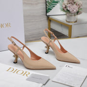 CD Tribales Slingback Pump Glossy Beige Cowhide
