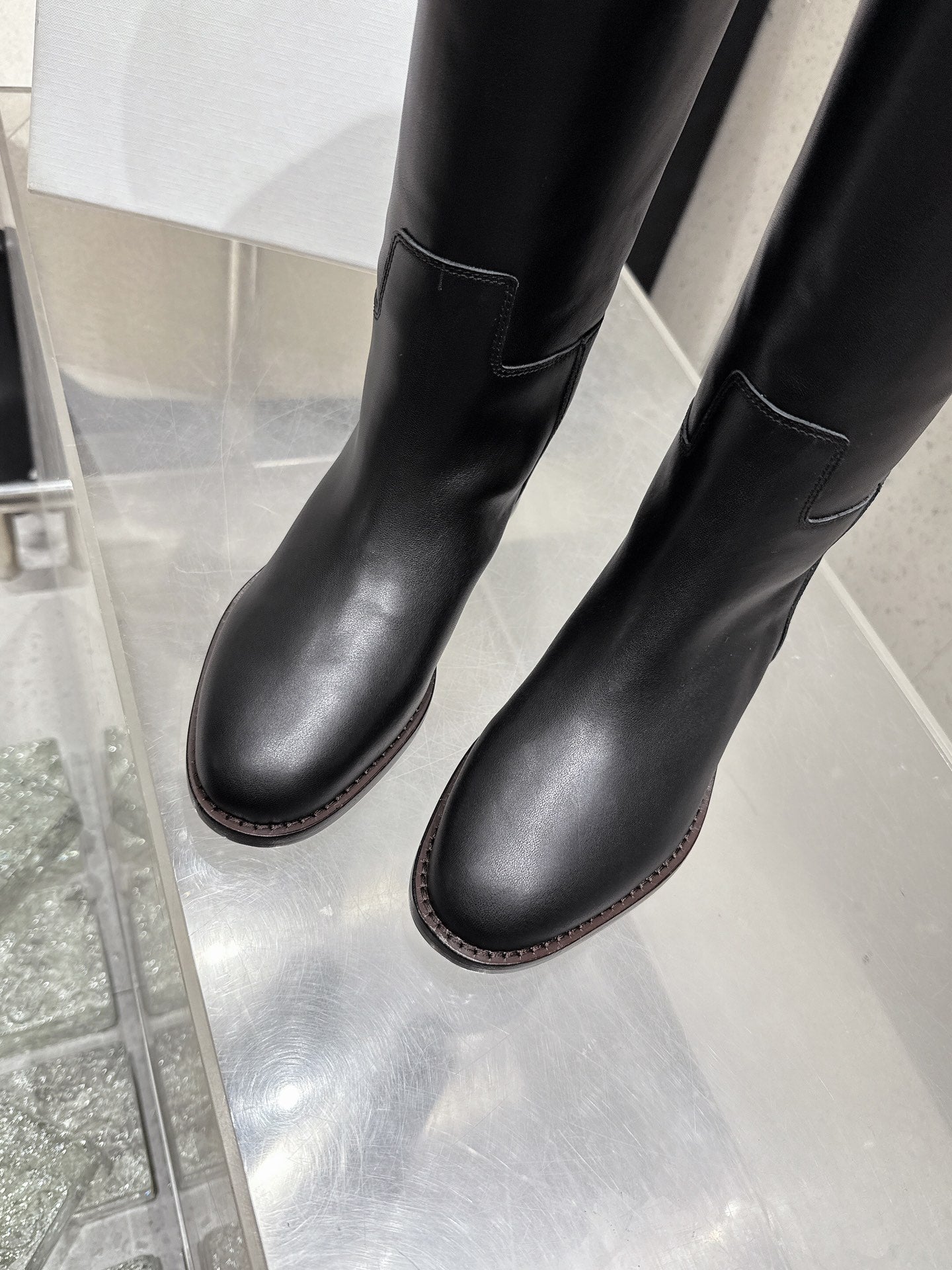 Celine 25 Boot Black Cowhide 554199