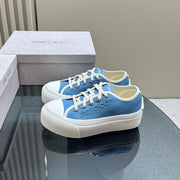Jimmy Palma Maxi/F Trainers In Blue Canvas 583148