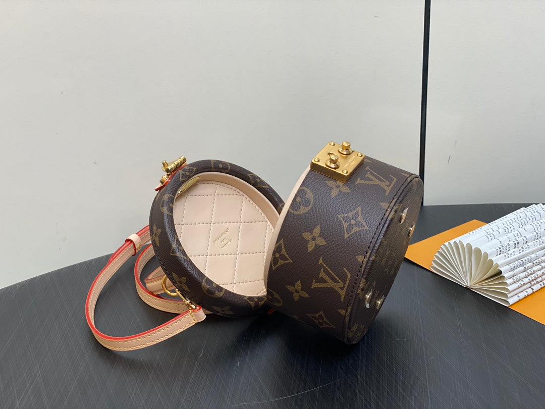 lv scott bag 13cm brown monogram canvas