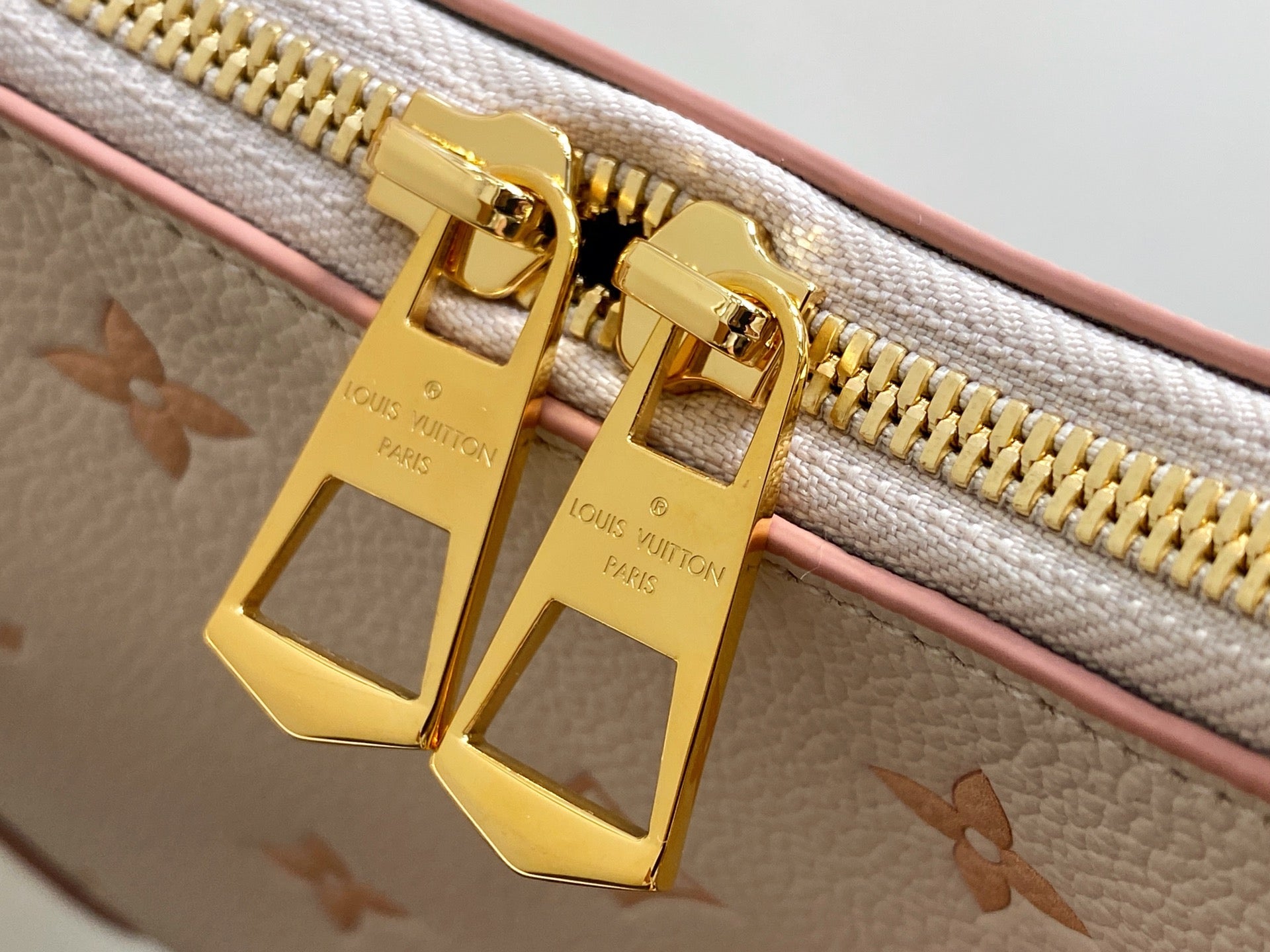 LV Boulogne Cream Grained Calfskin