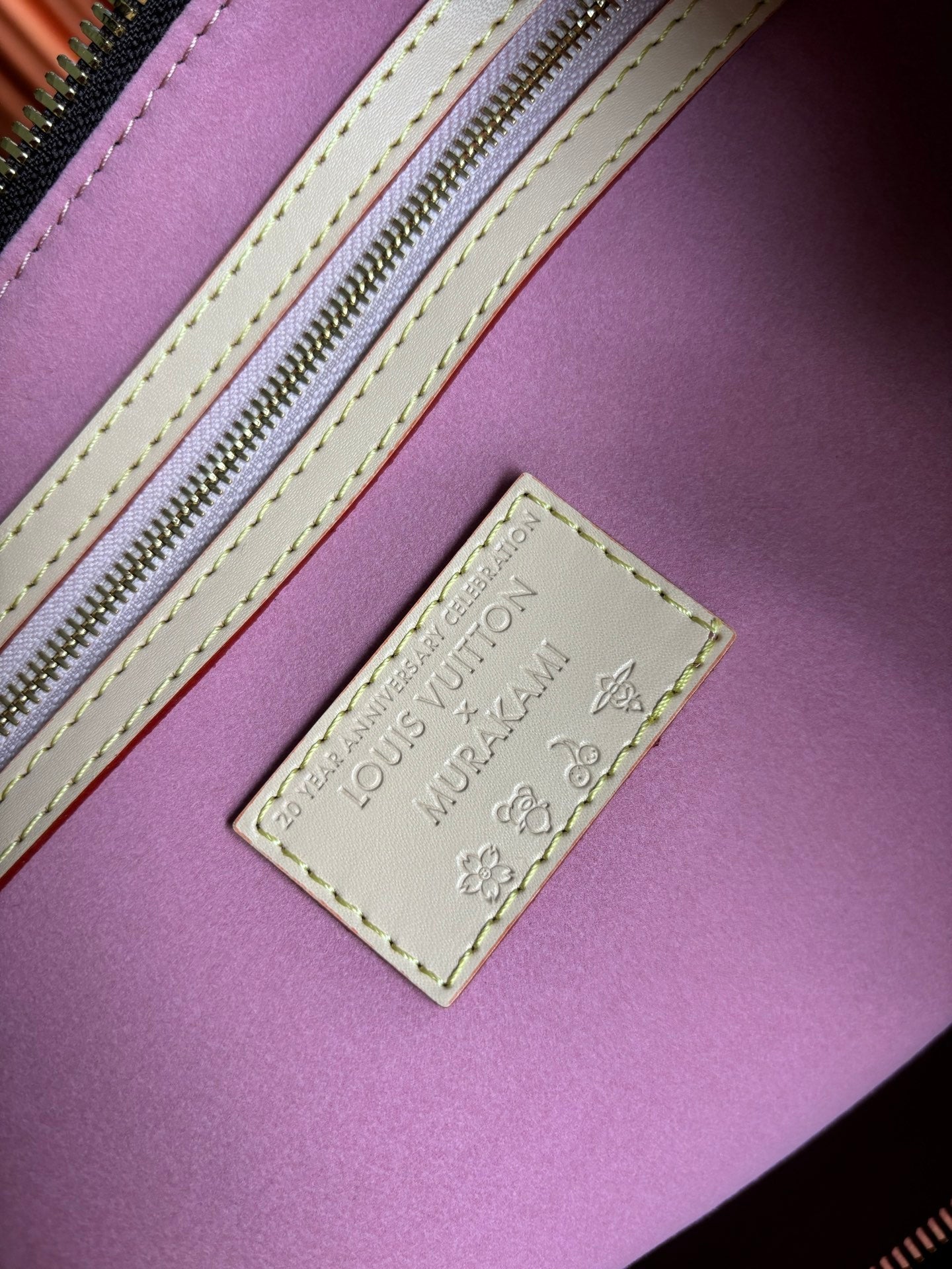 LV x TM Keepall Bandoulière 45cm Sakura Brown Monogram canvas