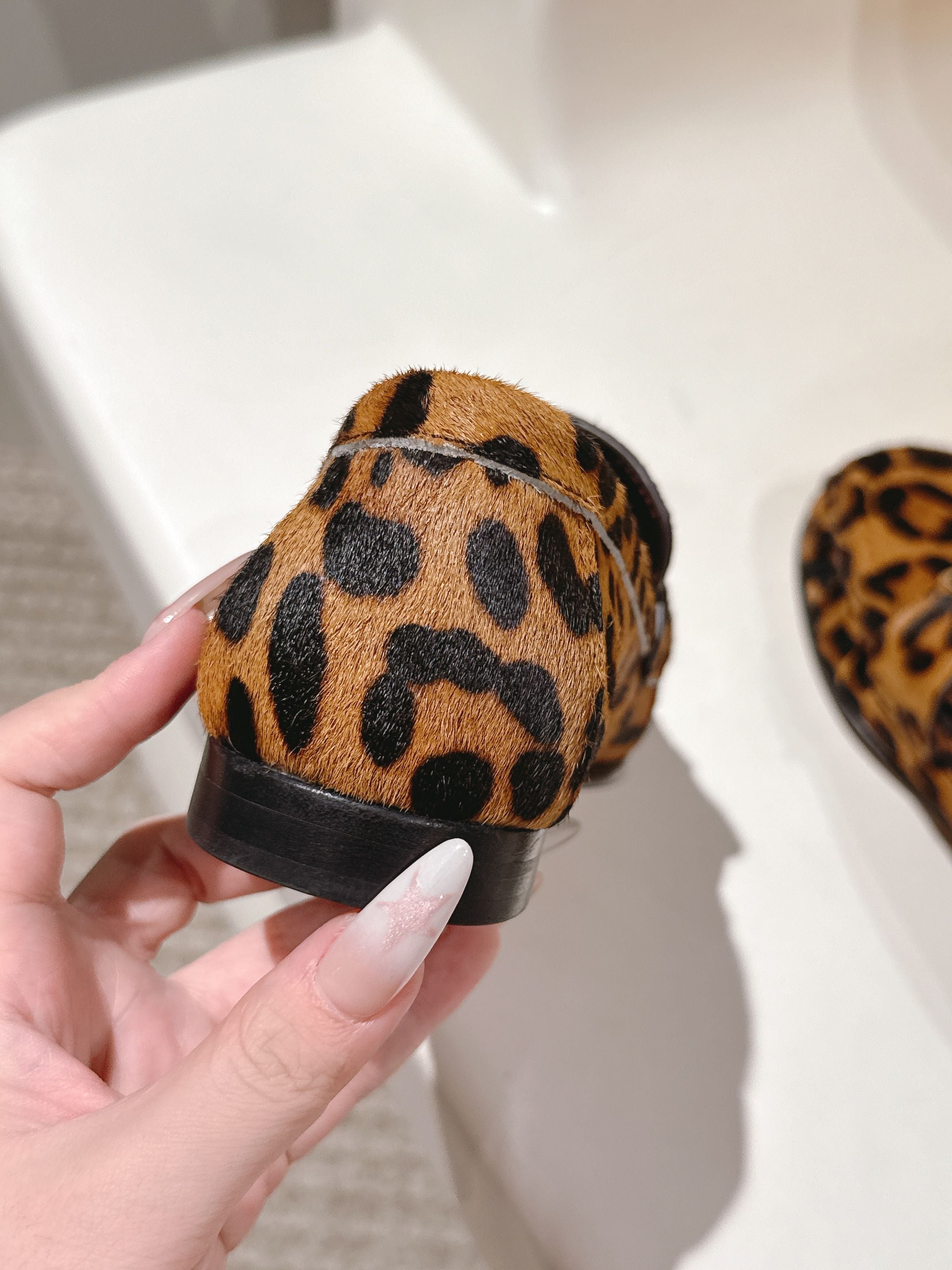 Fendi 2025 Leopard Print Loafer Brown mix Black Calfskin 560513