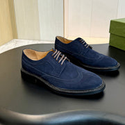 GG Men's Dress Shoe Blue Suede 559323