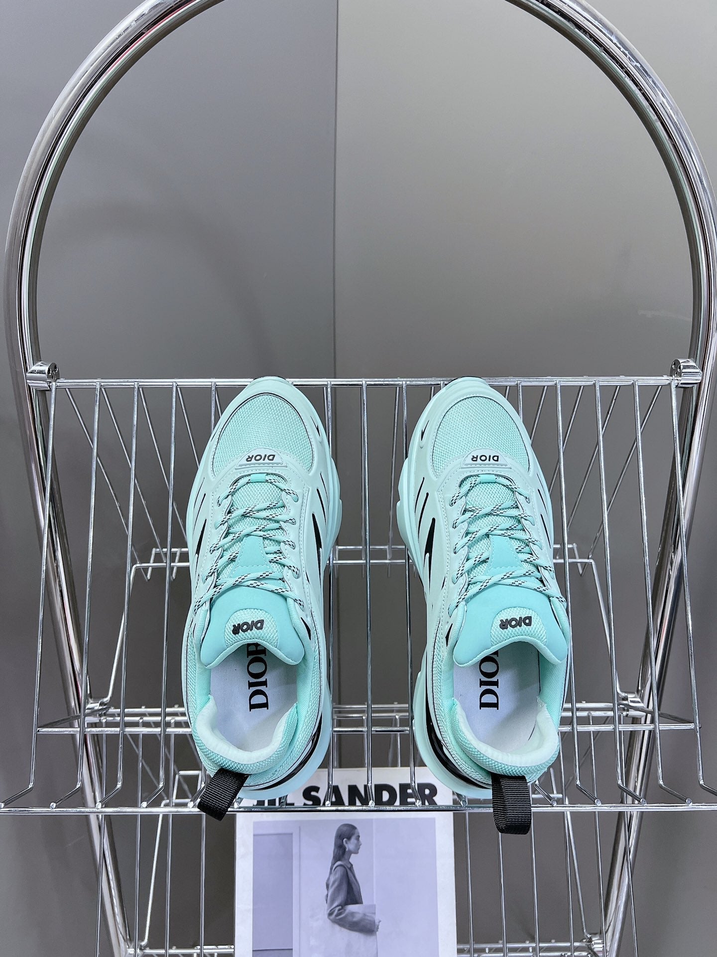 CD B44 Blade Sneaker Turquoise Mesh Fabric 989537