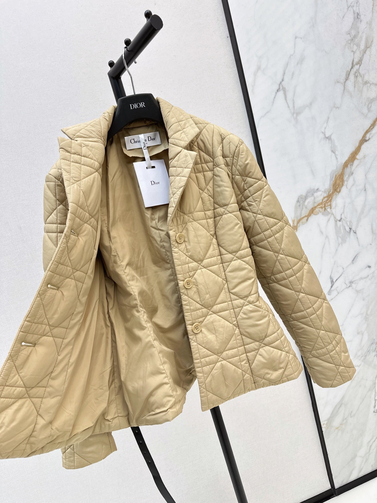 Dior 2026 Cannage Quilted Jacket Down Nylon 773944