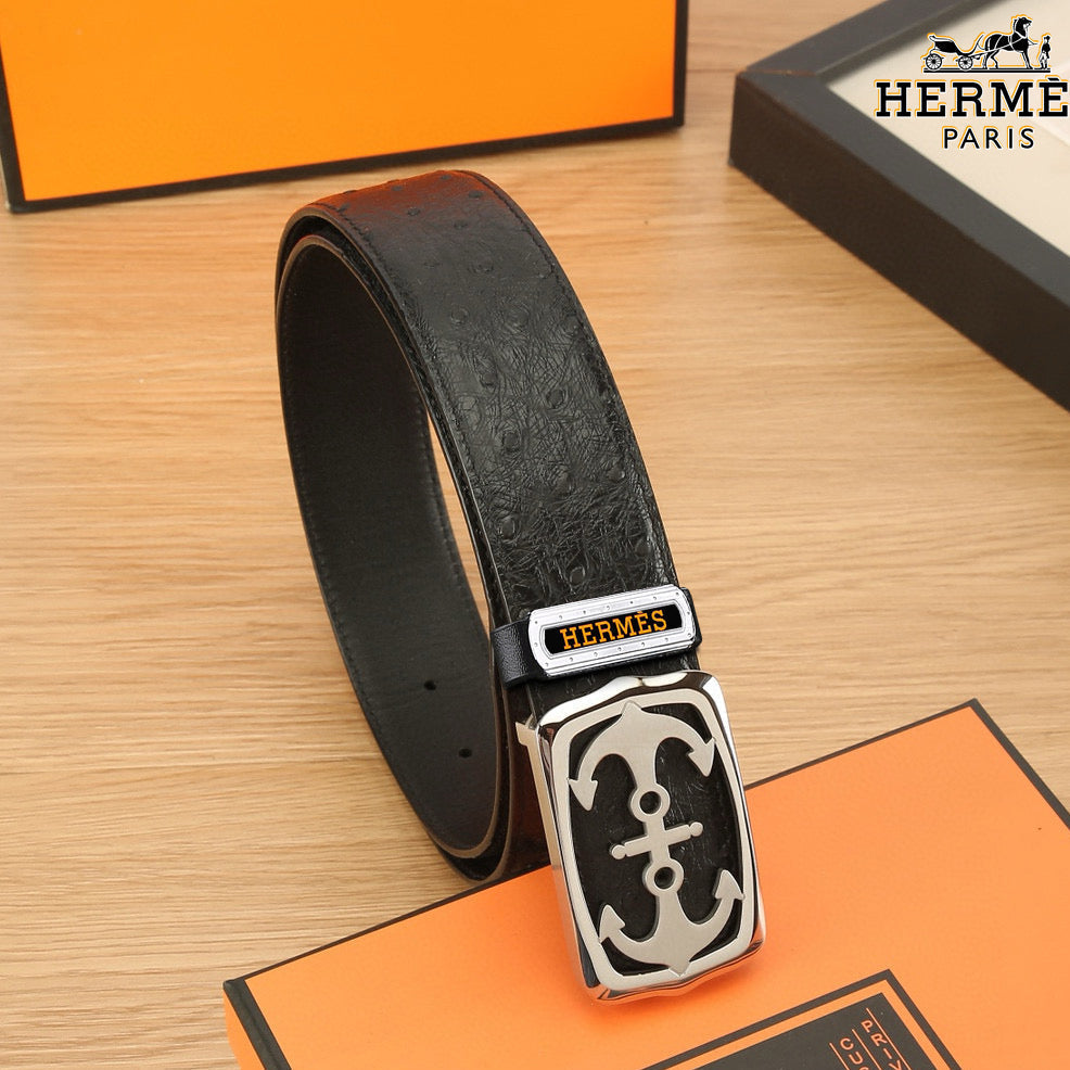 HM Constance Belt 38mm Black Original Leather 619665