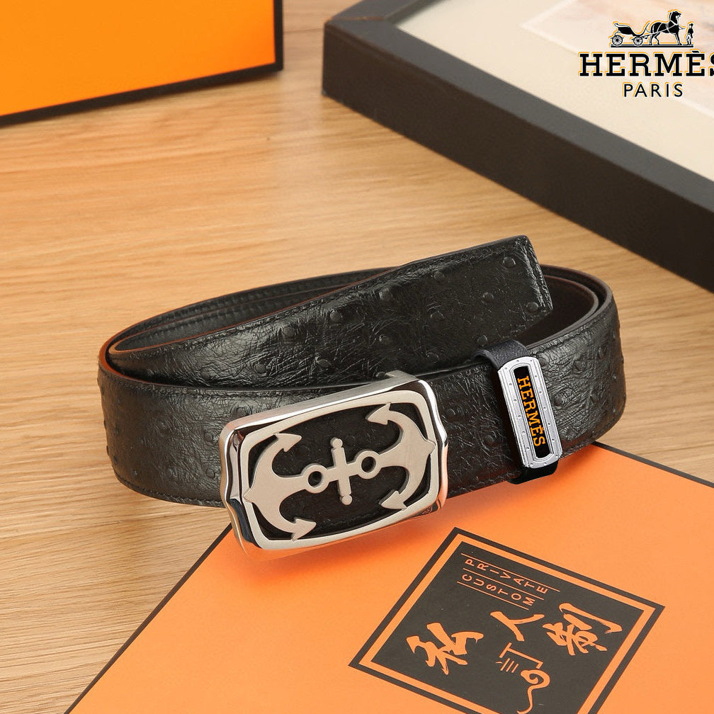 HM Constance Belt 38mm Black Original Leather 619665