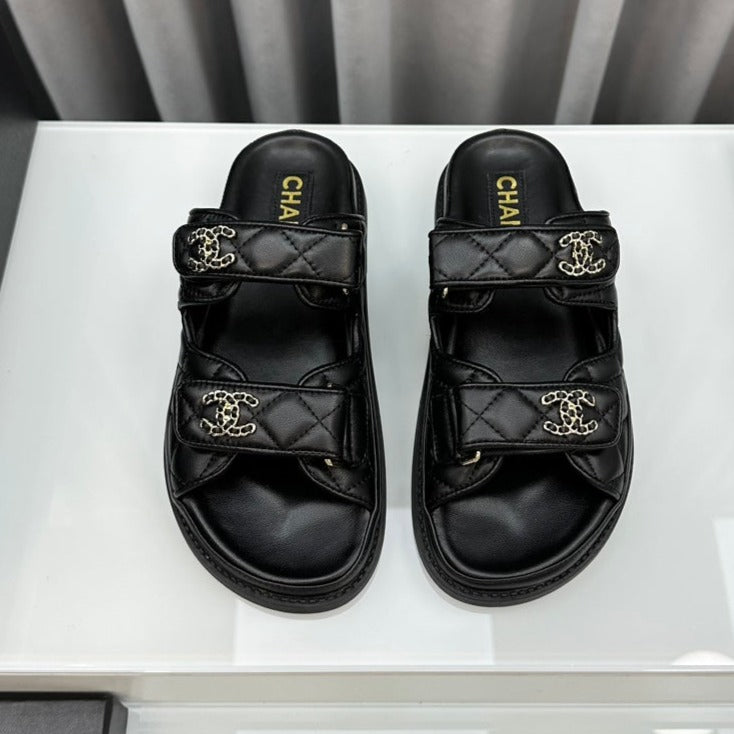 chanel sandals & slide