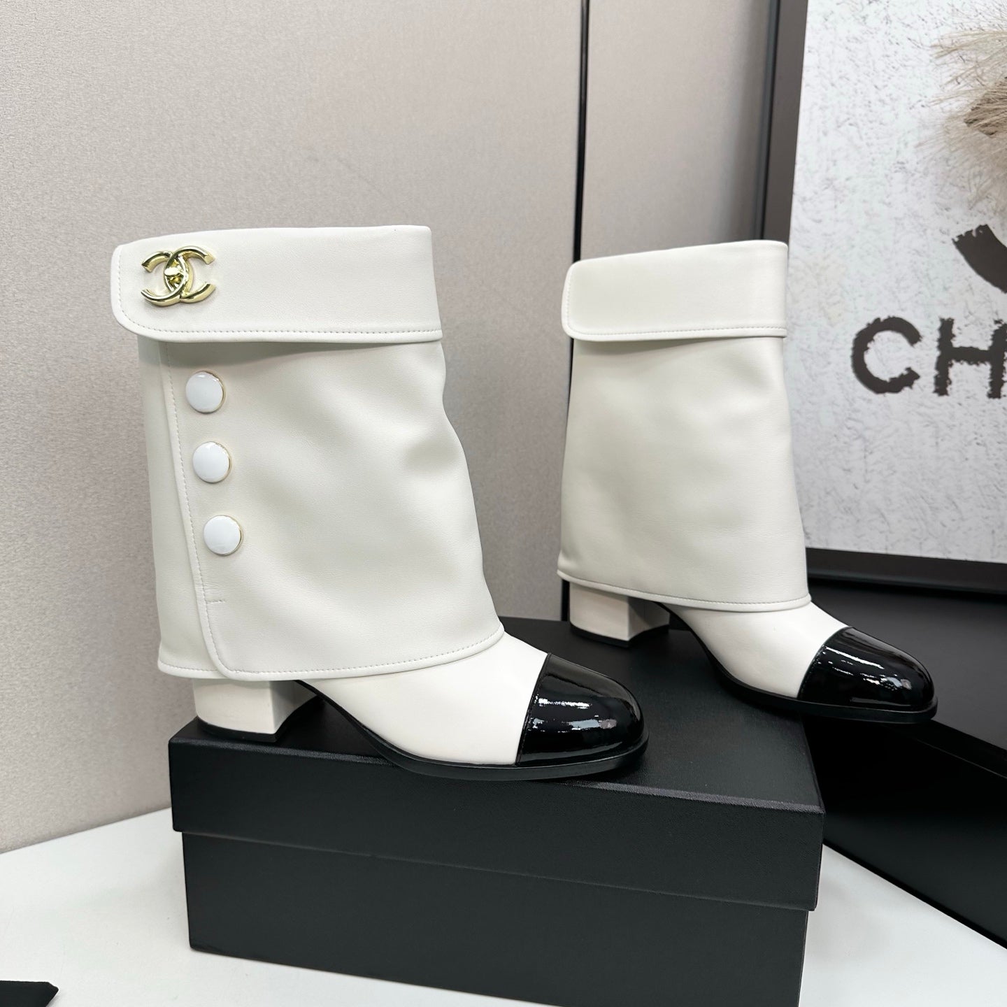 Chanel 2026 Ankle Boots 55mm Cowhide 985752